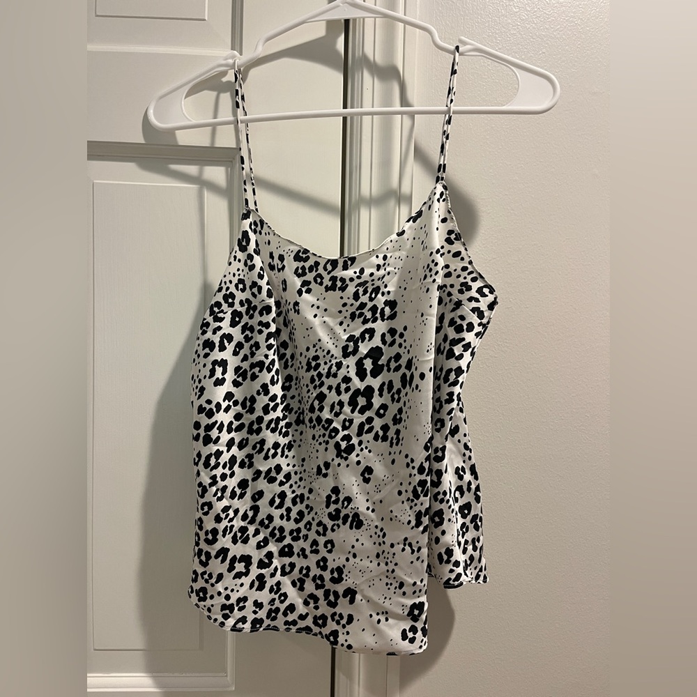 L’Academie ~ Silk Leopard Cami